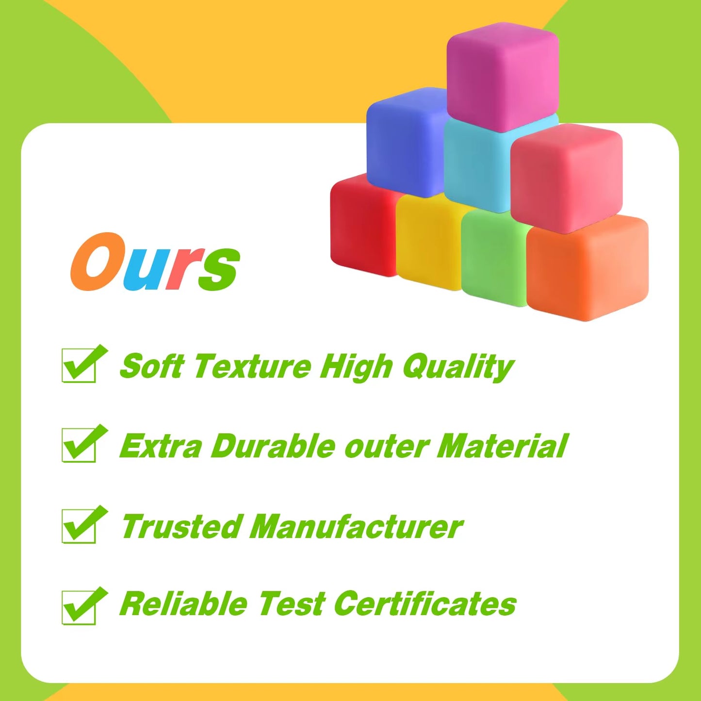 5-40Pcs Slow Rising Stress Cube Fidget Toys, Squishy Balls Sensory Fidget Toys for Kids Adults, Square Shape Fidgets