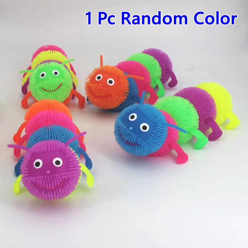 Decompression Novelty Spring Mini Animal Tubes Sensory Toy Stretching Tube Corrugated Tube Child Adult Stress Relief Fidget Toys