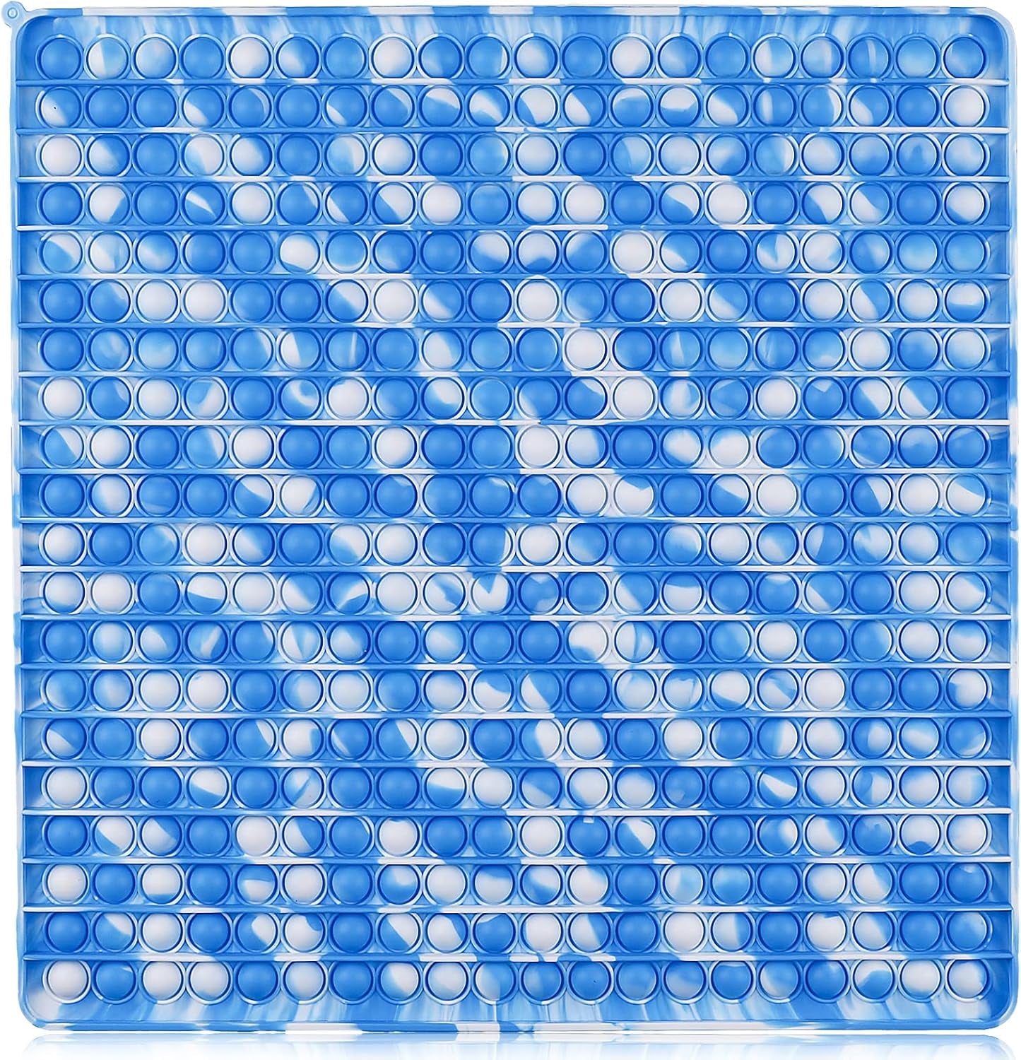 400 Bubbles Giant Fidget Toys for Kids Teens Adults, Big Jumbo 16 Inch Blue Square Sensory Toy for Kids 3-5 4-8 5-7 Boys Girls Birthday Gifts Party Favors Classroom Prizes