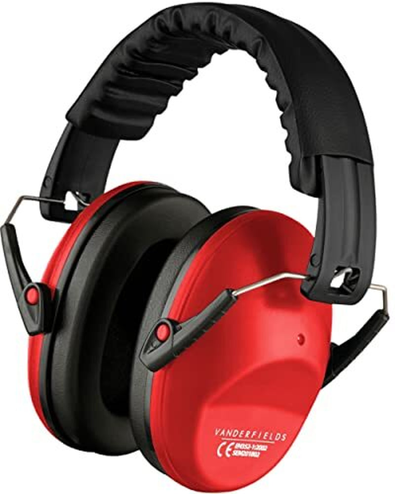 Kids Ear Defenders Children | Noise Cancelling Headphones | Red