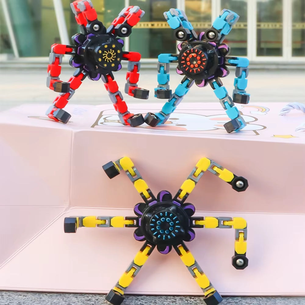 Deformed Fidget Spinner Chain Toys for Children Antistress Hand Spinner Vent Toys Adult Stress Relief Fidget Sensory Gyro Gift