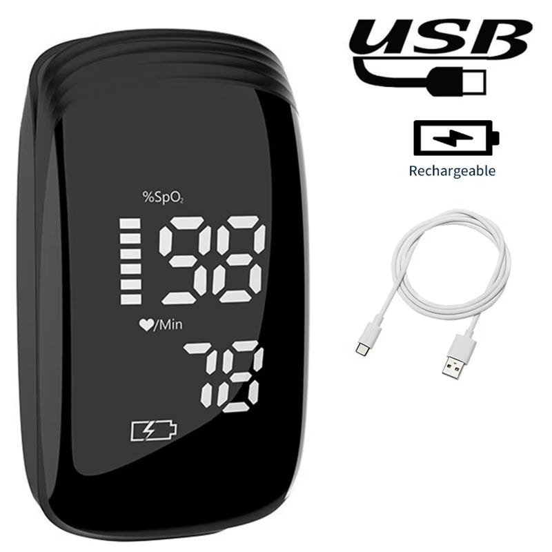 Rechargeable Oximeter Infrared Fever Thermometer Digital LCD Infant Adult Non-Contact Laser Body Temperature Ear Thermometer