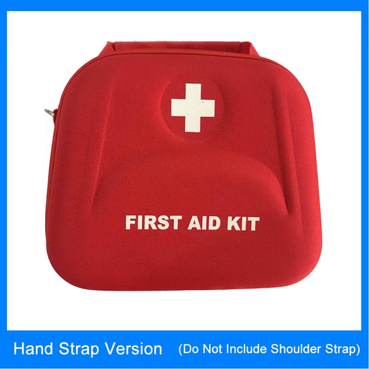Portable First Aid Kit Bag Water Resistant Emergency Kit Bag Shoulder Strap for Hiking Travel Home Car Emergency Treatment