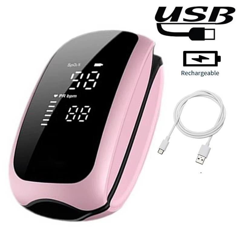 Rechargeable Oximeter Infrared Fever Thermometer Digital LCD Infant Adult Non-Contact Laser Body Temperature Ear Thermometer