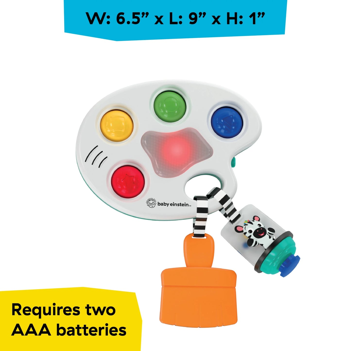 Color Palette Popper Sensory Toy, Ages 6+ Months
