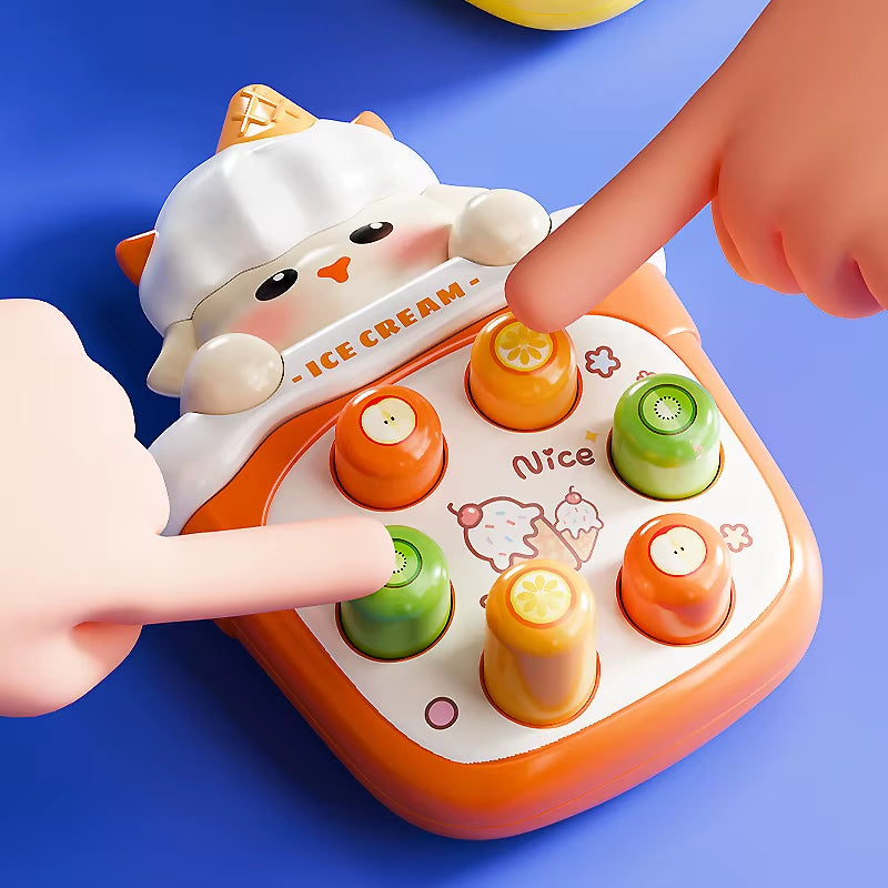 Whack a Mole Game Interactive Kids Educational Puzzle Games Development Baby Toys Montessori Sensory Fidget Toys for Toddlers