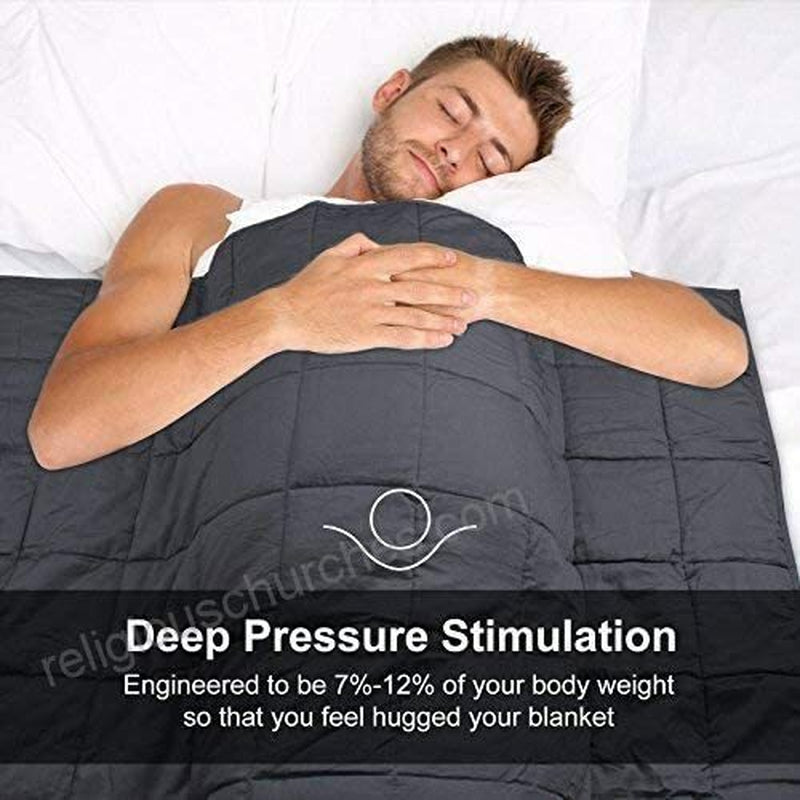 WEIGHTED BLANKET Ultra Cosy Soft Sensory Anxiety AUTISM Throw Single Double King