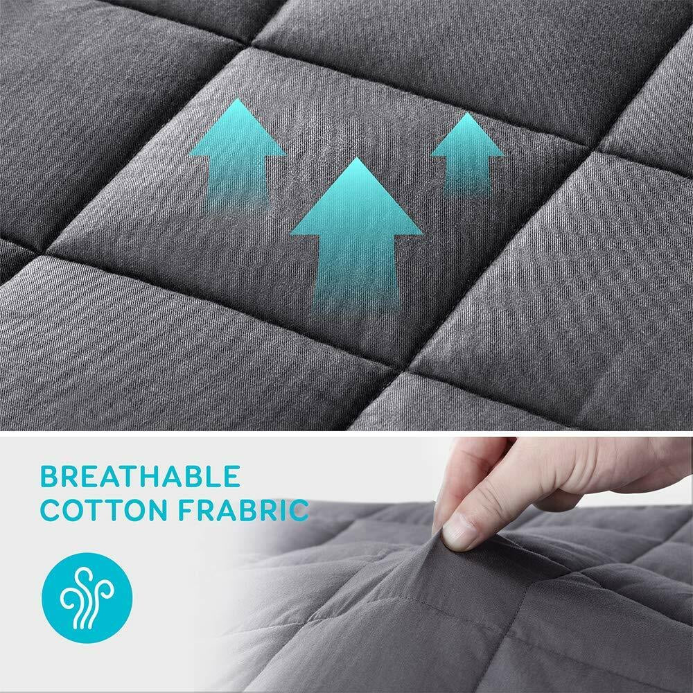 WEIGHTED BLANKET Ultra Cosy Soft Sensory Anxiety AUTISM Throw Single Double King