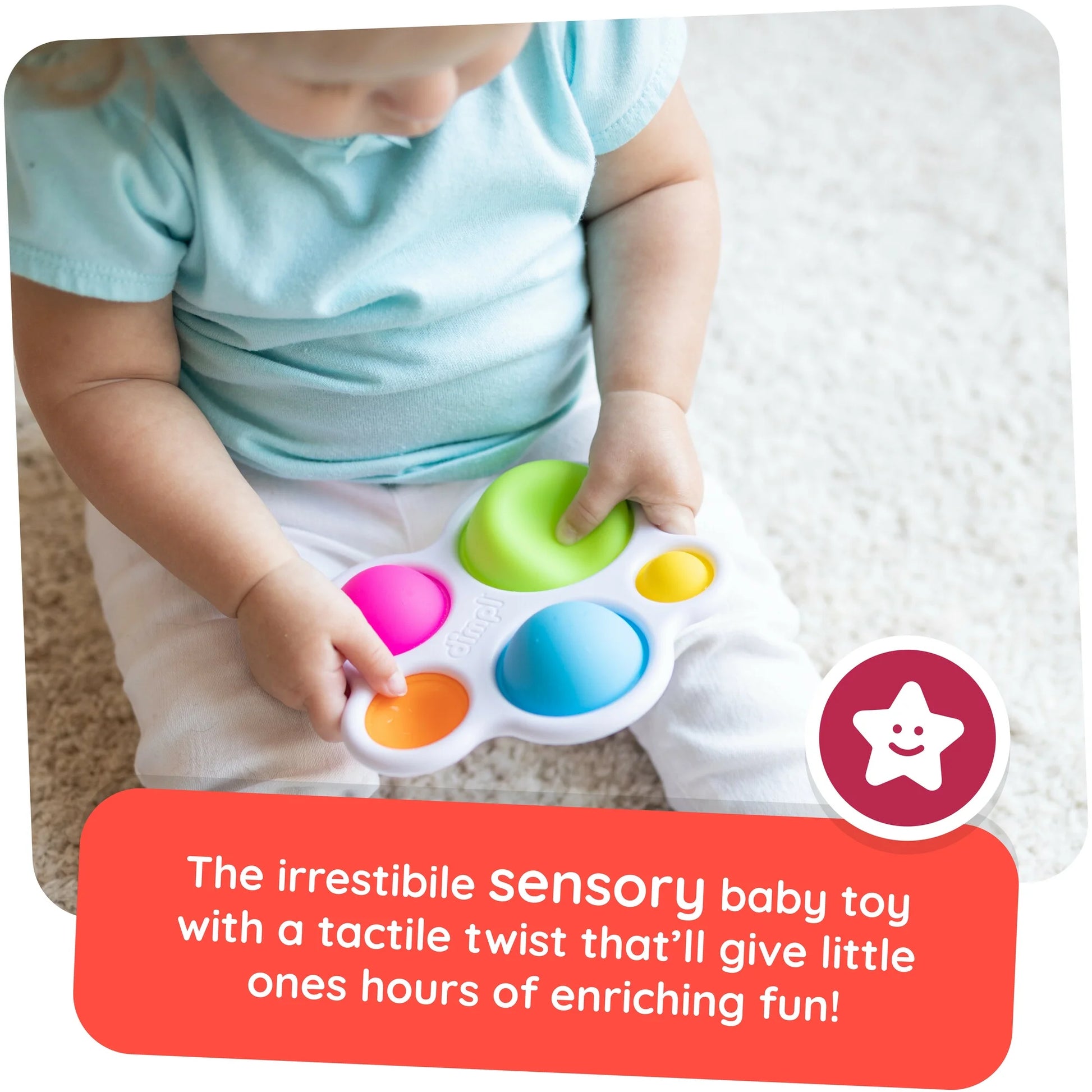 Dimpl Baby and Toddler Learning Toy 10 Months +