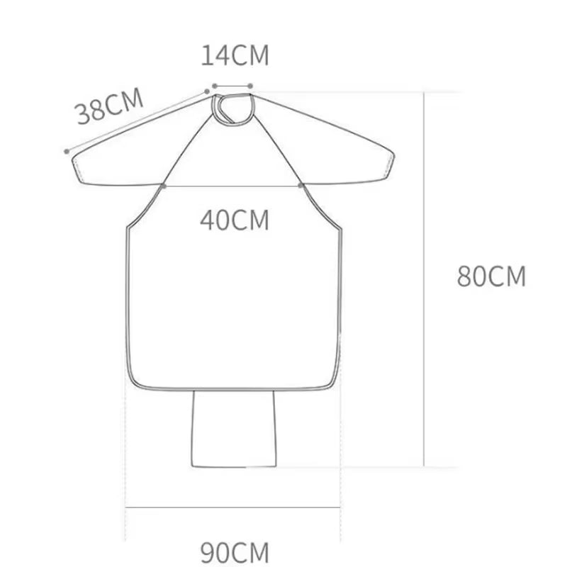 Waterproof Overalls Coverall Baby Feeding Table Highchair Baby Weaning Bibs Smock Apron Attaches to Highchair Long Sleeve Bibs