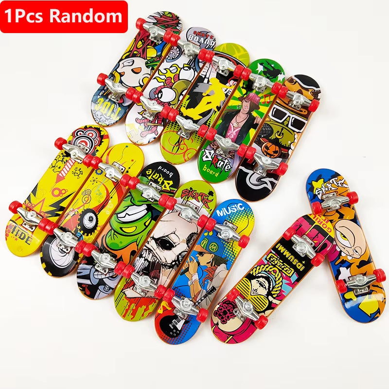 5-1PCS Small Finger Skateboards Funny Finger Fingerboard Professional Finger Skateboard Autism Sensory Toys Party Favor Gift