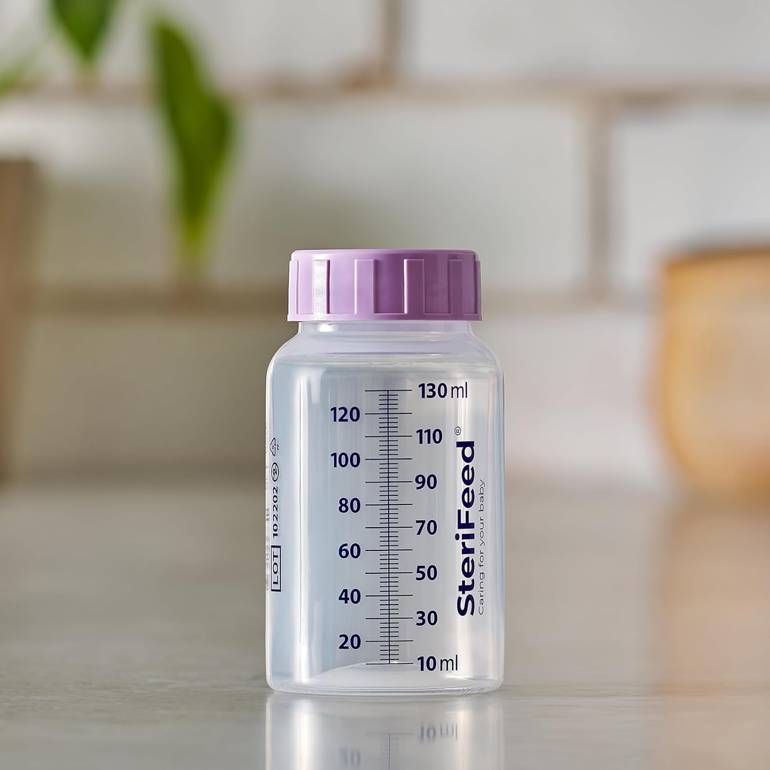 Sterifeed Baby Bottle, Disposable, Sterile, 130Ml, Pack of 10