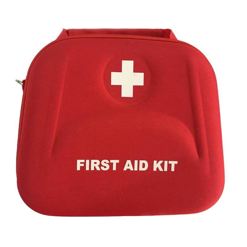 Portable First Aid Kit Bag Water Resistant Emergency Kit Bag Shoulder Strap for Hiking Travel Home Car Emergency Treatment