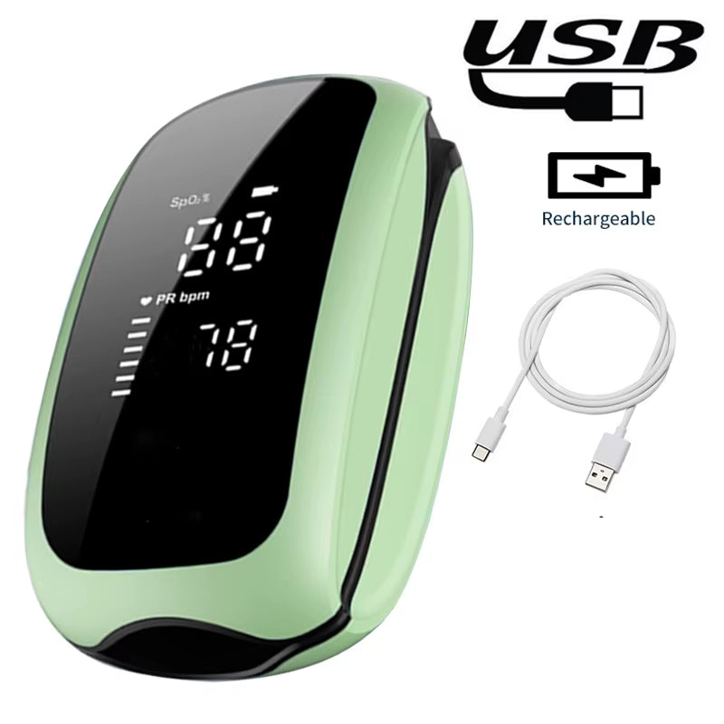 Rechargeable Oximeter Infrared Fever Thermometer Digital LCD Infant Adult Non-Contact Laser Body Temperature Ear Thermometer