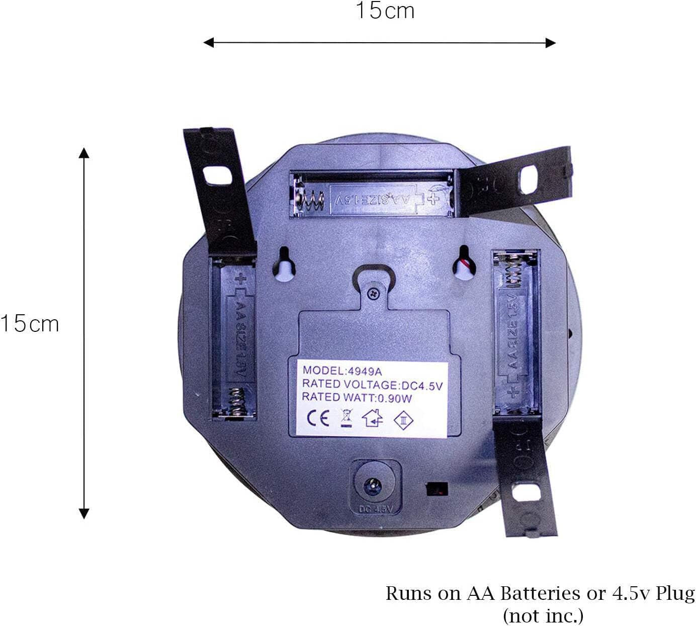 Playlearn SIM6 Infinity Mirror Tunnel Lamp LED Lighting Sensory Party Décor, Bla