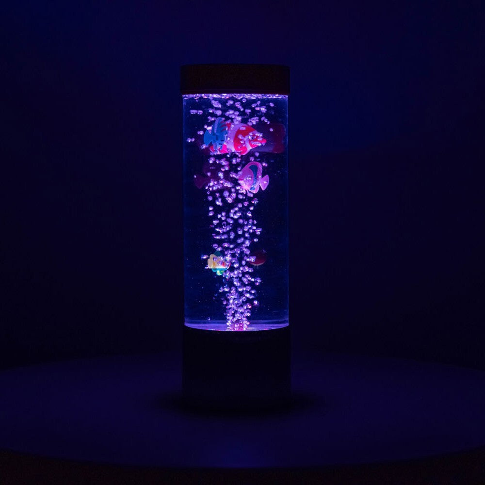 32Cm LED Bubble Lamp Colour Changing Novelty Light Fish Water Tube Sensory Light