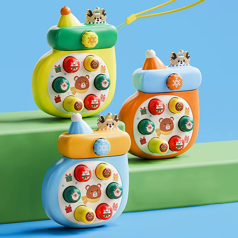 Whack a Mole Game Interactive Kids Educational Puzzle Games Development Baby Toys Montessori Sensory Fidget Toys for Toddlers