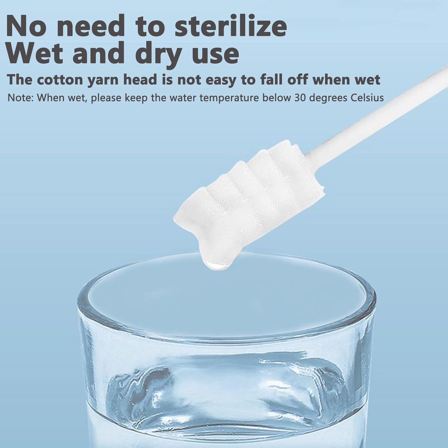 30 Pcs Baby Oral Cleaner Disposable Soft Gauze Infant Toothbrush, First Toothbrush Oral Gum Cleaning Stick Dental Care for Mouth Tongue Cleaning