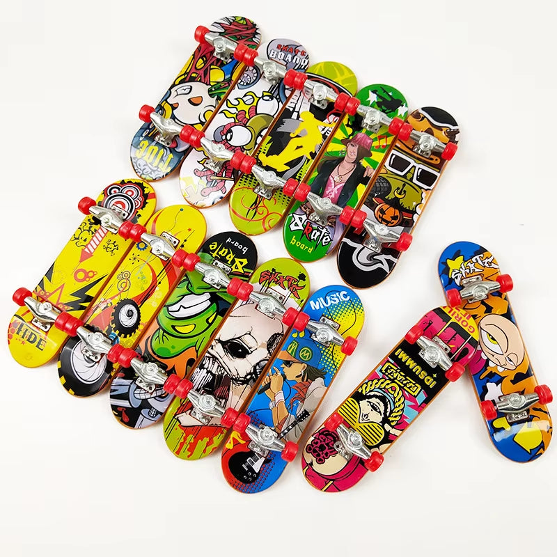 5-1PCS Small Finger Skateboards Funny Finger Fingerboard Professional Finger Skateboard Autism Sensory Toys Party Favor Gift