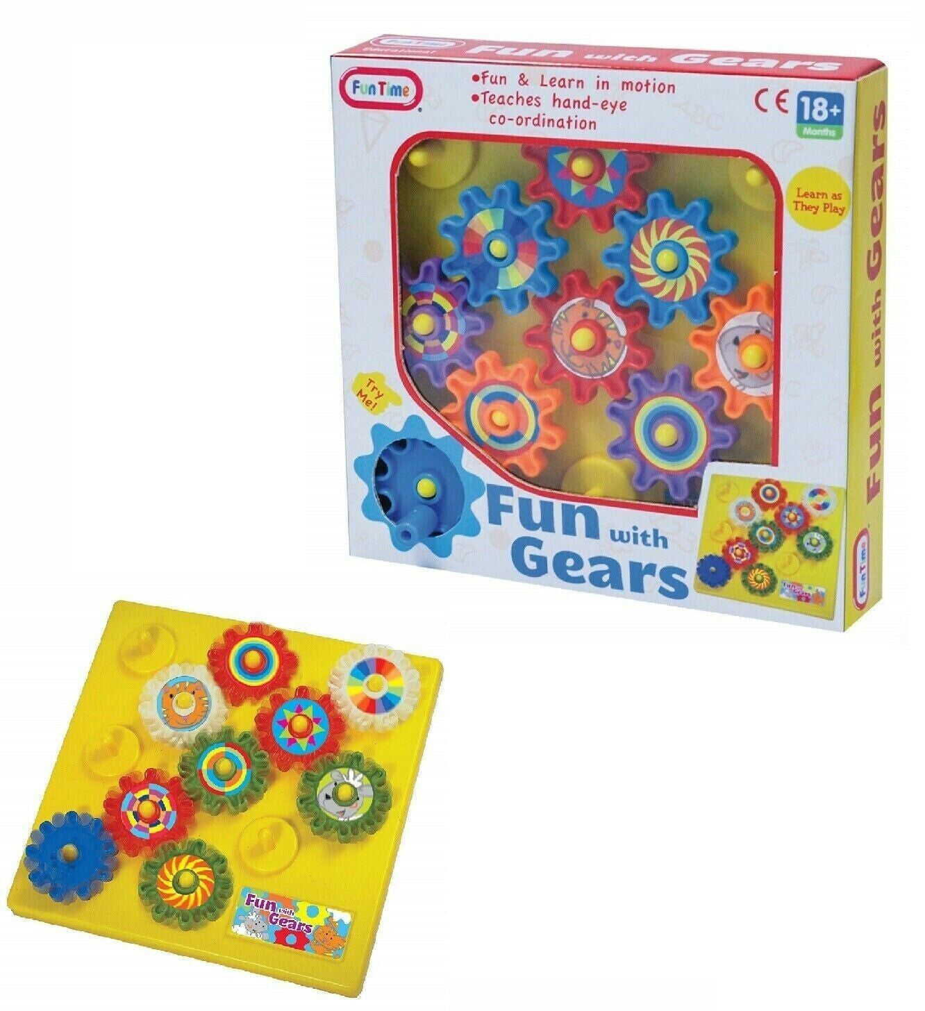 Autism Calming Sensory Toys Fun with Gears Toy Children Visual Aid ADHD KIDS UK
