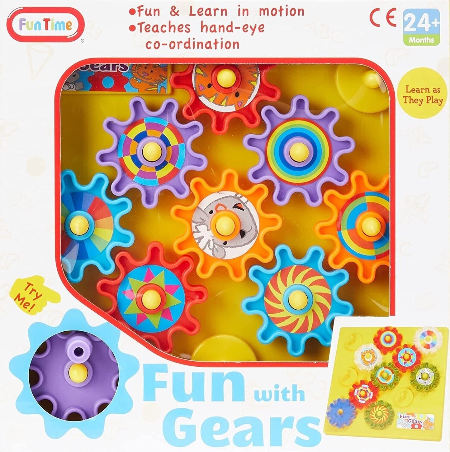 Autism Calming Sensory Toys Fun with Gears Toy Children Visual Aid ADHD KIDS UK