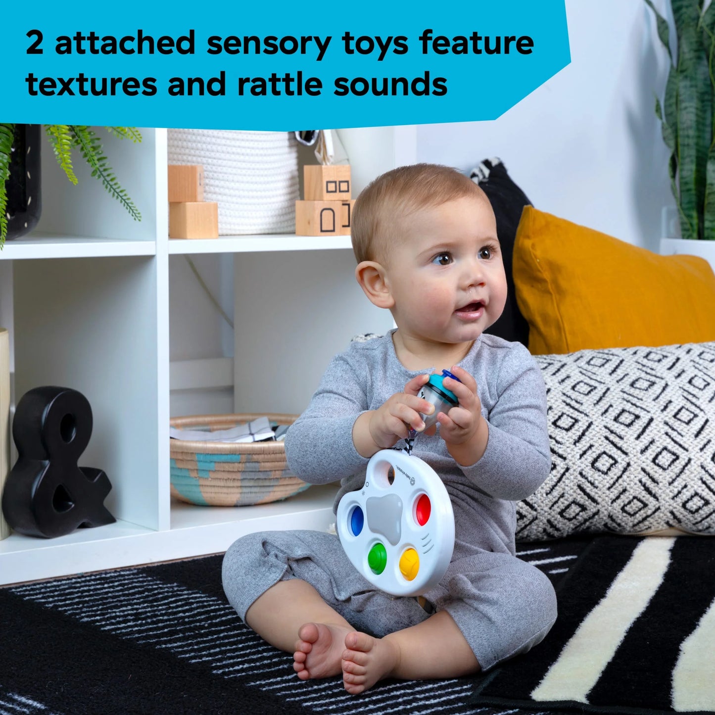 Color Palette Popper Sensory Toy, Ages 6+ Months