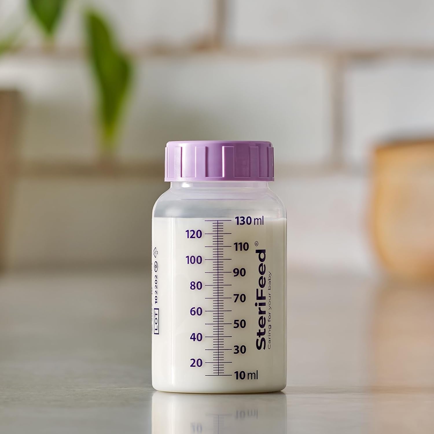 Sterifeed Baby Bottle, Disposable, Sterile, 130Ml, Pack of 10