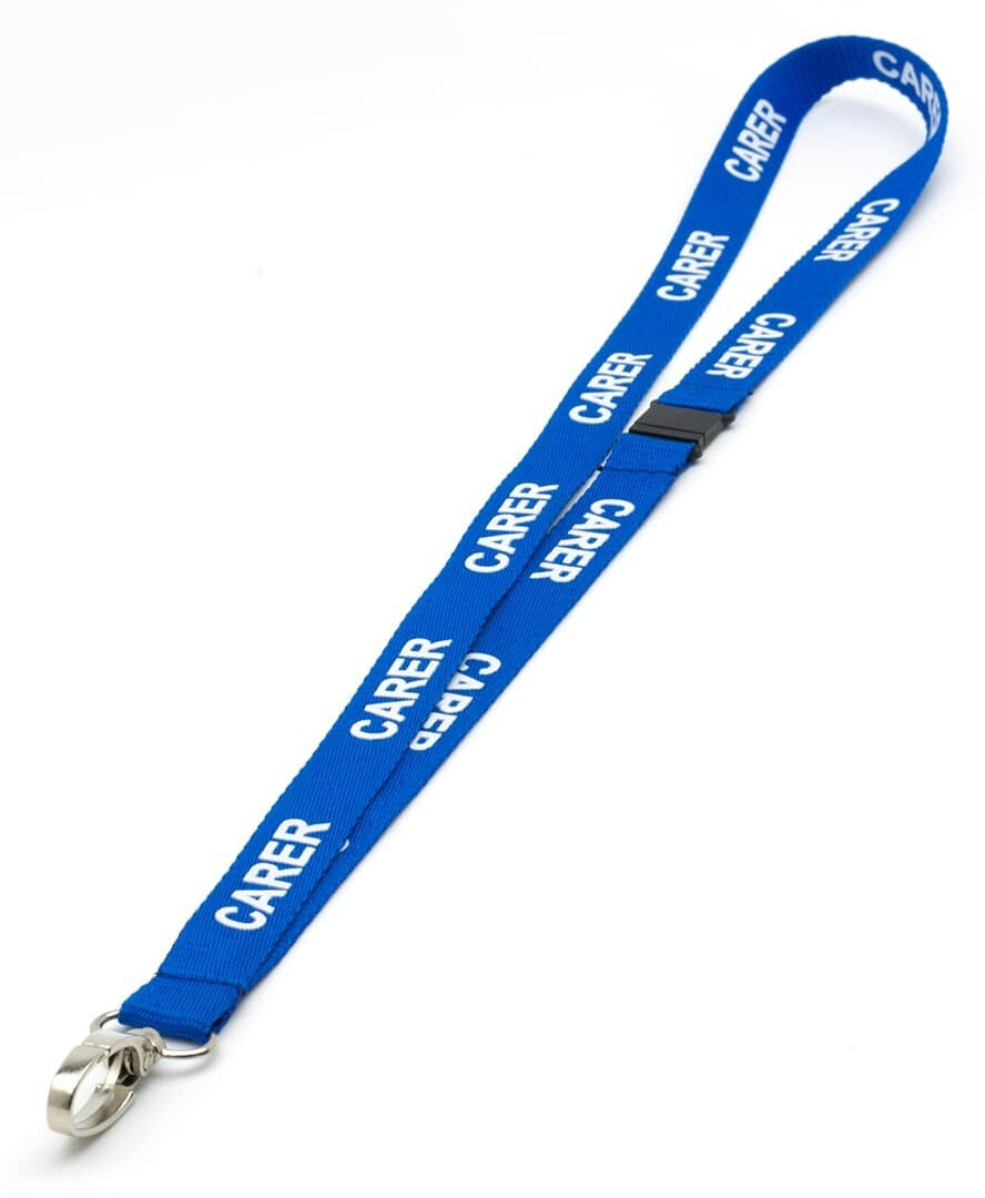 Carer Lanyard ID Card Holder Yoyo Combo Metal Clip Breakaway Lanyards NHS Care