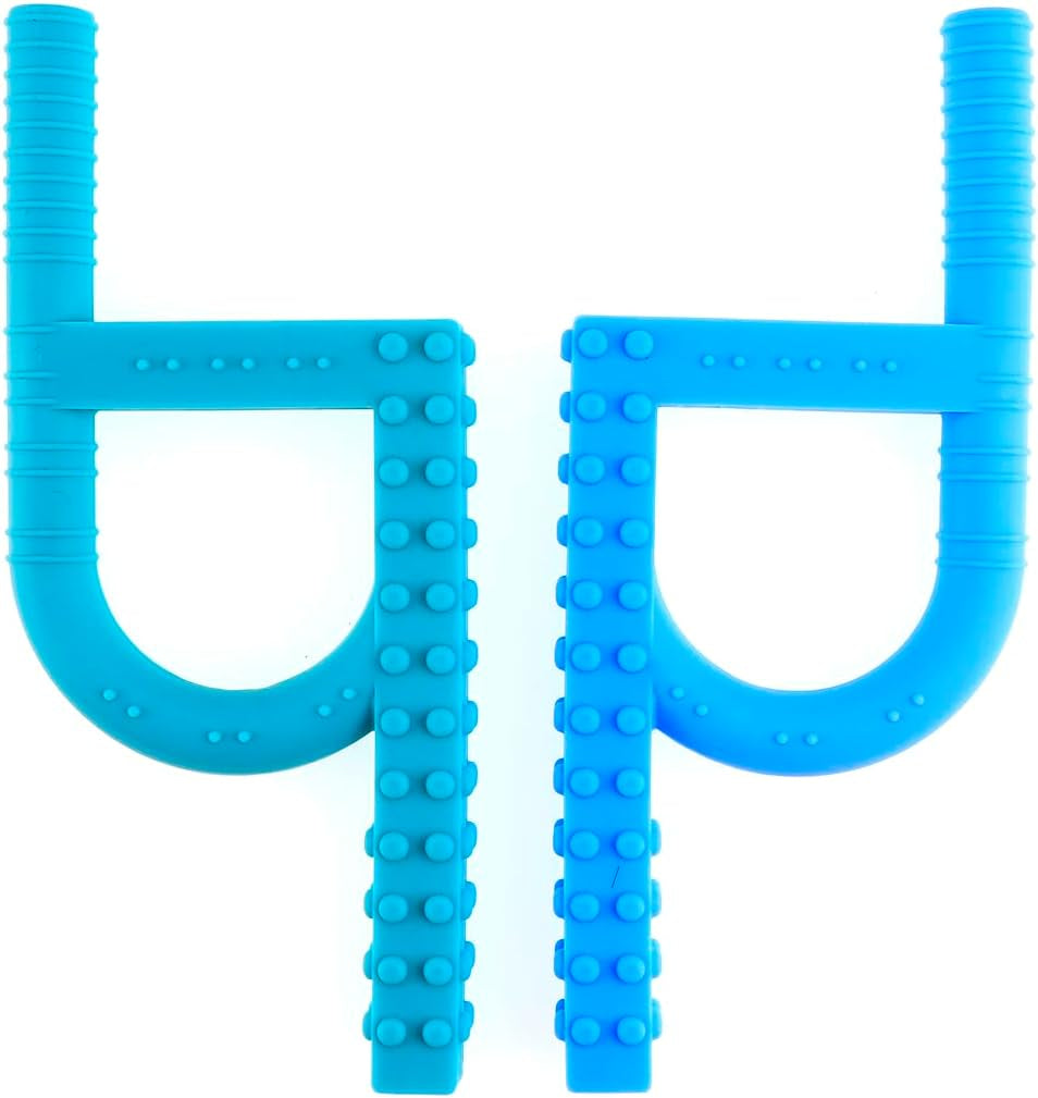 Sensory Chew Toys for Autistic Children, Fluxy Oral Motor Chewy Tool, Teether, Silicone Chewelry