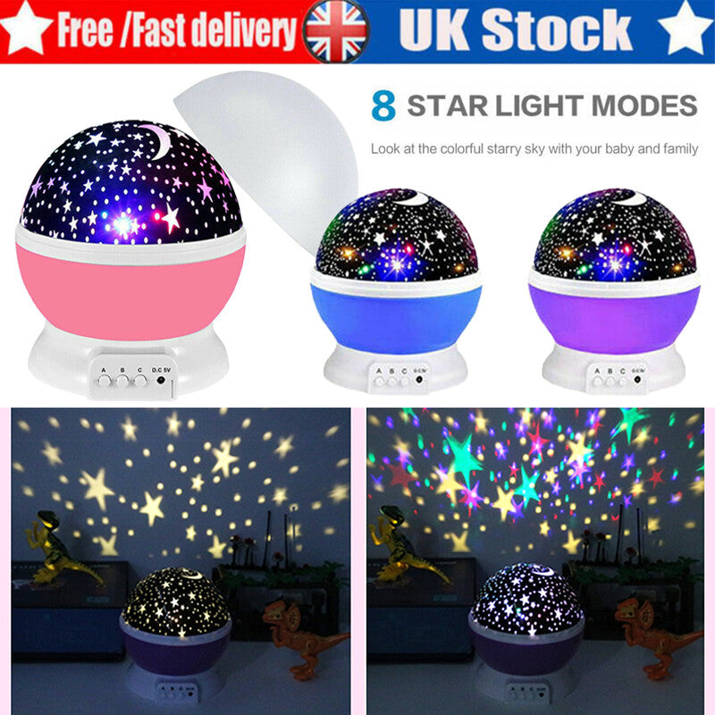 Calming Autism LED Light Sensory Toys Projector Multicolour Sky Star Lamp USB UK