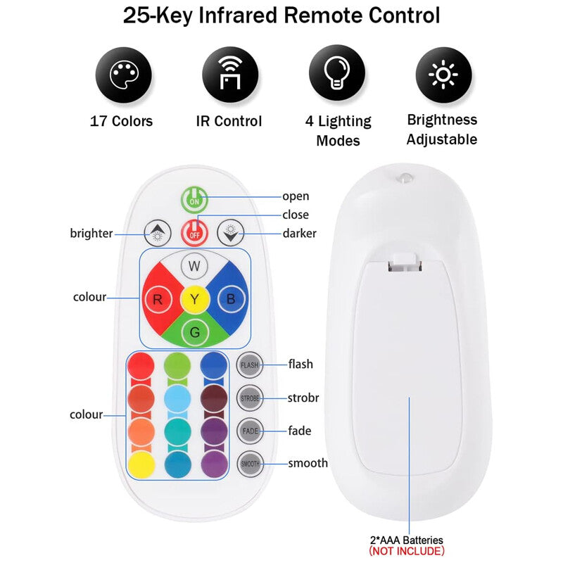 Jellyfish Lava Lamp LED Jellyfish Aquarium Mood Light 17 Color Jellyfish Lamp UK