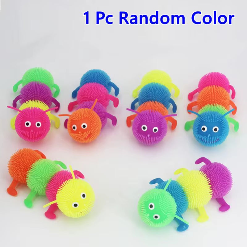 Decompression Novelty Spring Mini Animal Tubes Sensory Toy Stretching Tube Corrugated Tube Child Adult Stress Relief Fidget Toys