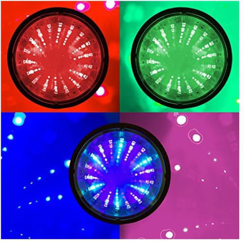 Playlearn SIM6 Infinity Mirror Tunnel Lamp LED Lighting Sensory Party Décor, Bla
