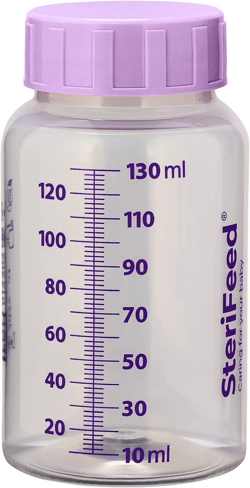 Sterifeed Baby Bottle, Disposable, Sterile, 130Ml, Pack of 10