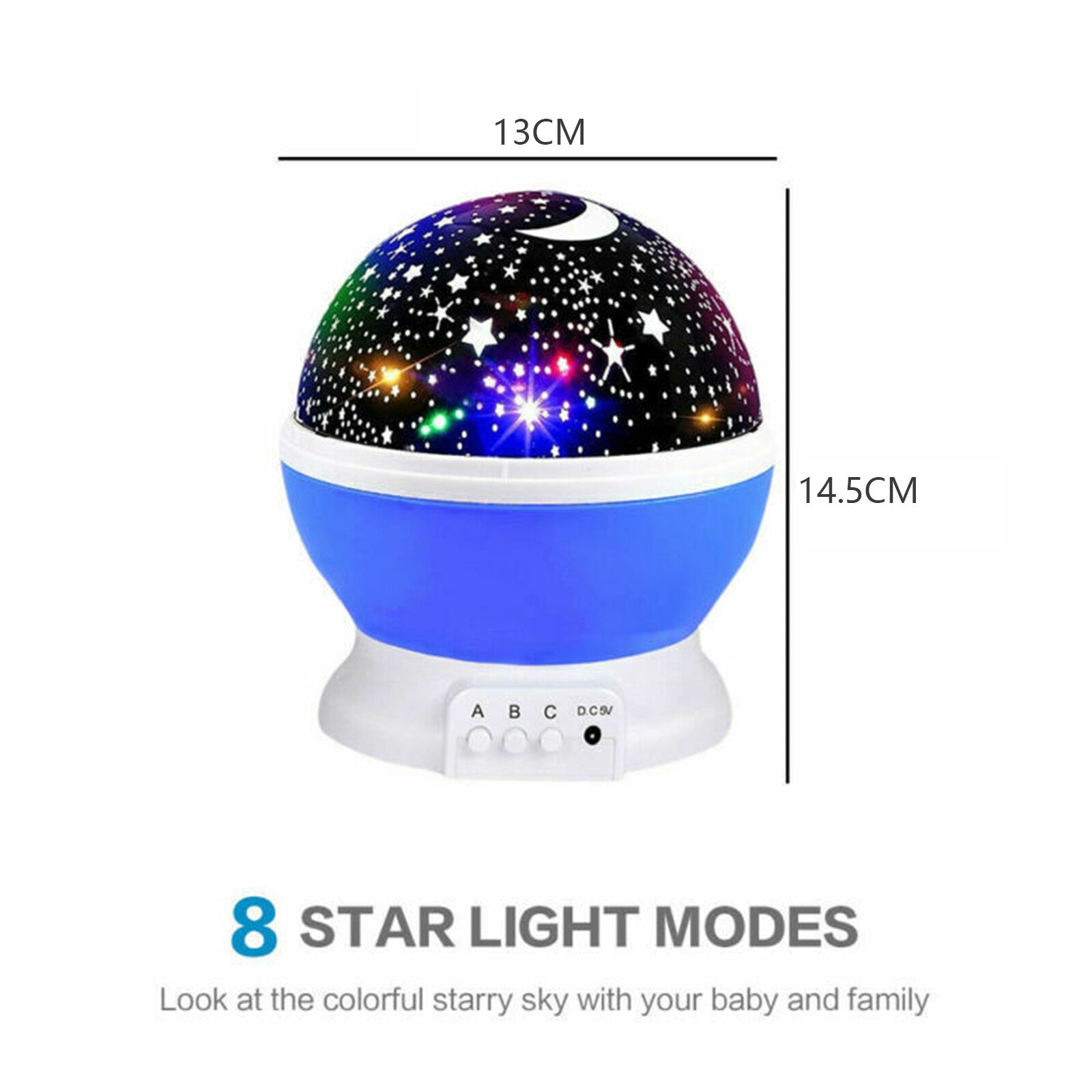 Calming Autism LED Light Sensory Toys Projector Multicolour Sky Star Lamp USB UK