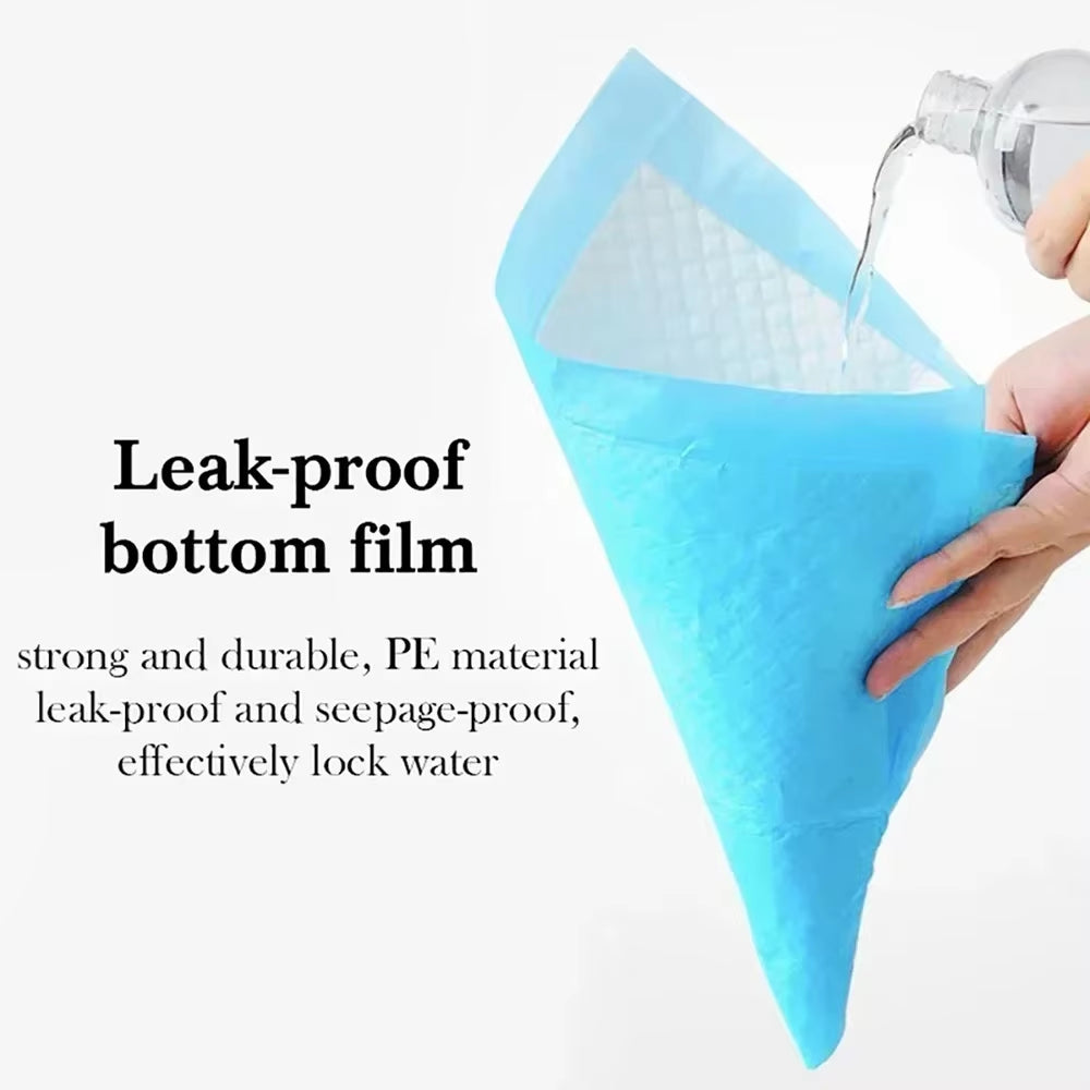 20/40/50/100-Pack Ultra Absorbent Pet Diaper Pads for Dogs &Cats Odor-Control Puppy Pee Mats Disposable Litter Toilet Solutions