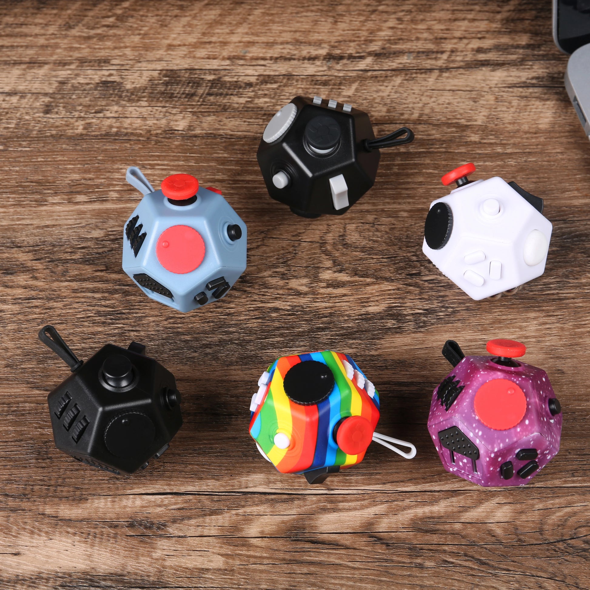 Fidget Toys Adults Antistress Relief Dice Anxiety Adults Attention Focus Toys Plastic Gaming Toys Stress Relief Toys