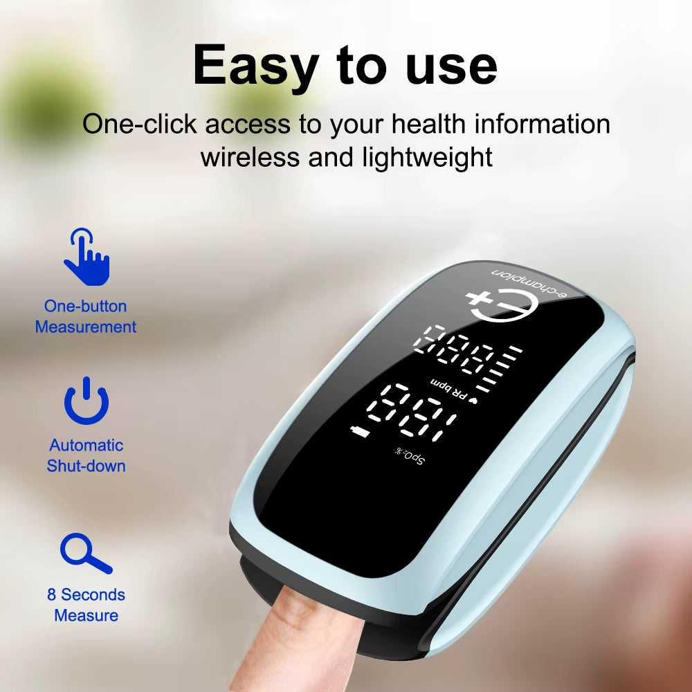 Rechargeable Oximeter Infrared Fever Thermometer Digital LCD Infant Adult Non-Contact Laser Body Temperature Ear Thermometer