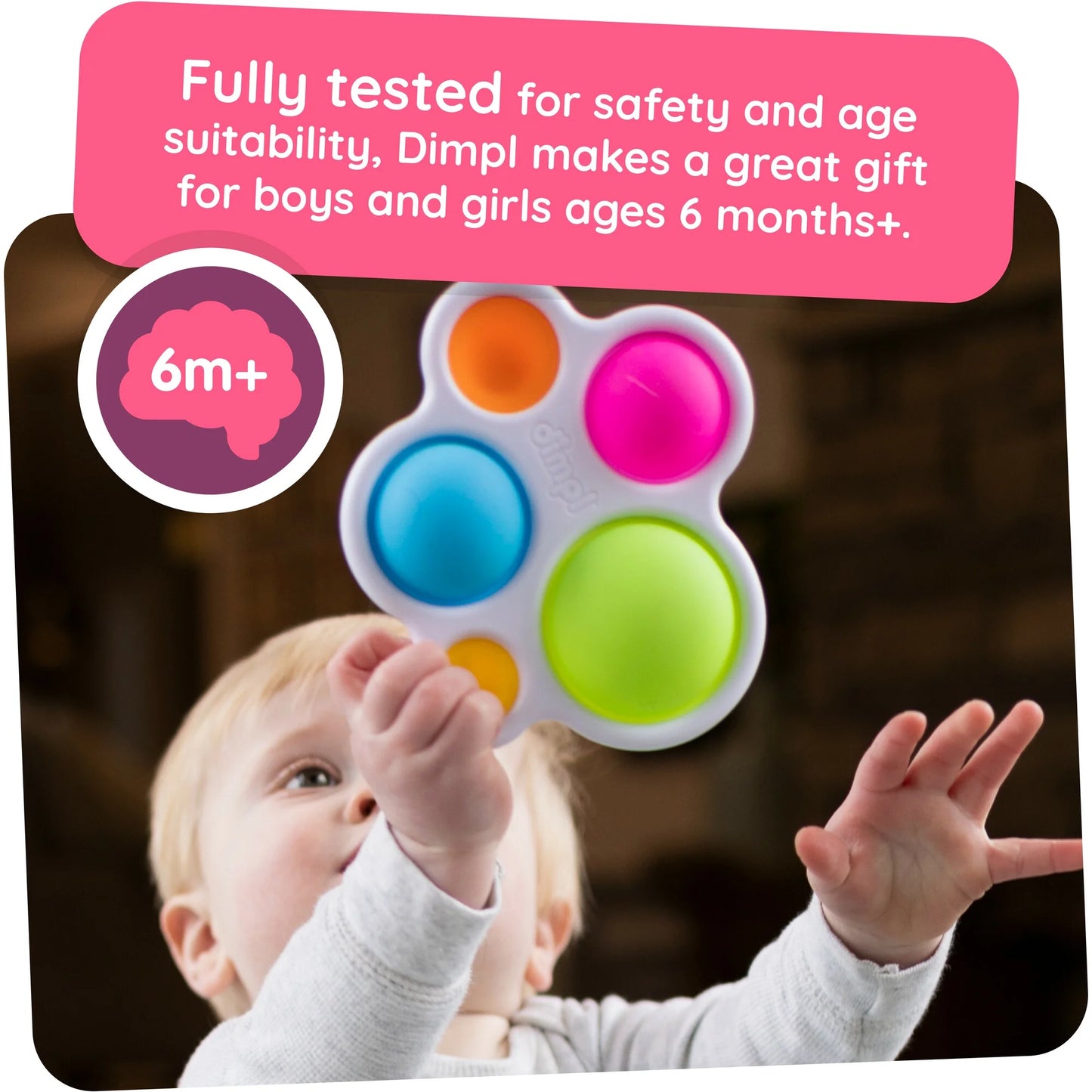 Dimpl Baby and Toddler Learning Toy 10 Months +