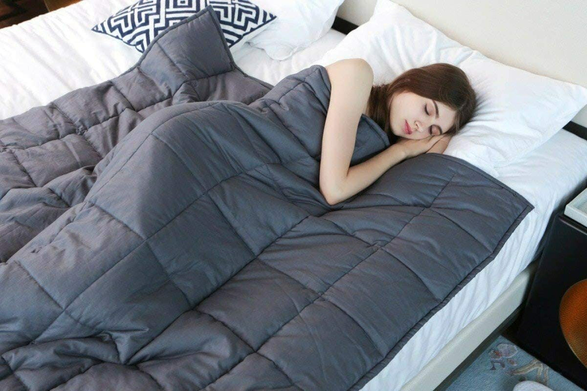 WEIGHTED BLANKET Ultra Cosy Soft Sensory Anxiety AUTISM Throw Single Double King