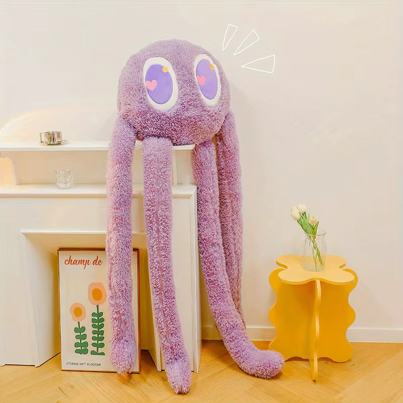 Adorable Long-Legged Octopus Plush Toy Cuddly Toy Stuffed Animals Plushies for Kids & Adults Sofa Home Decor Easter Gifts