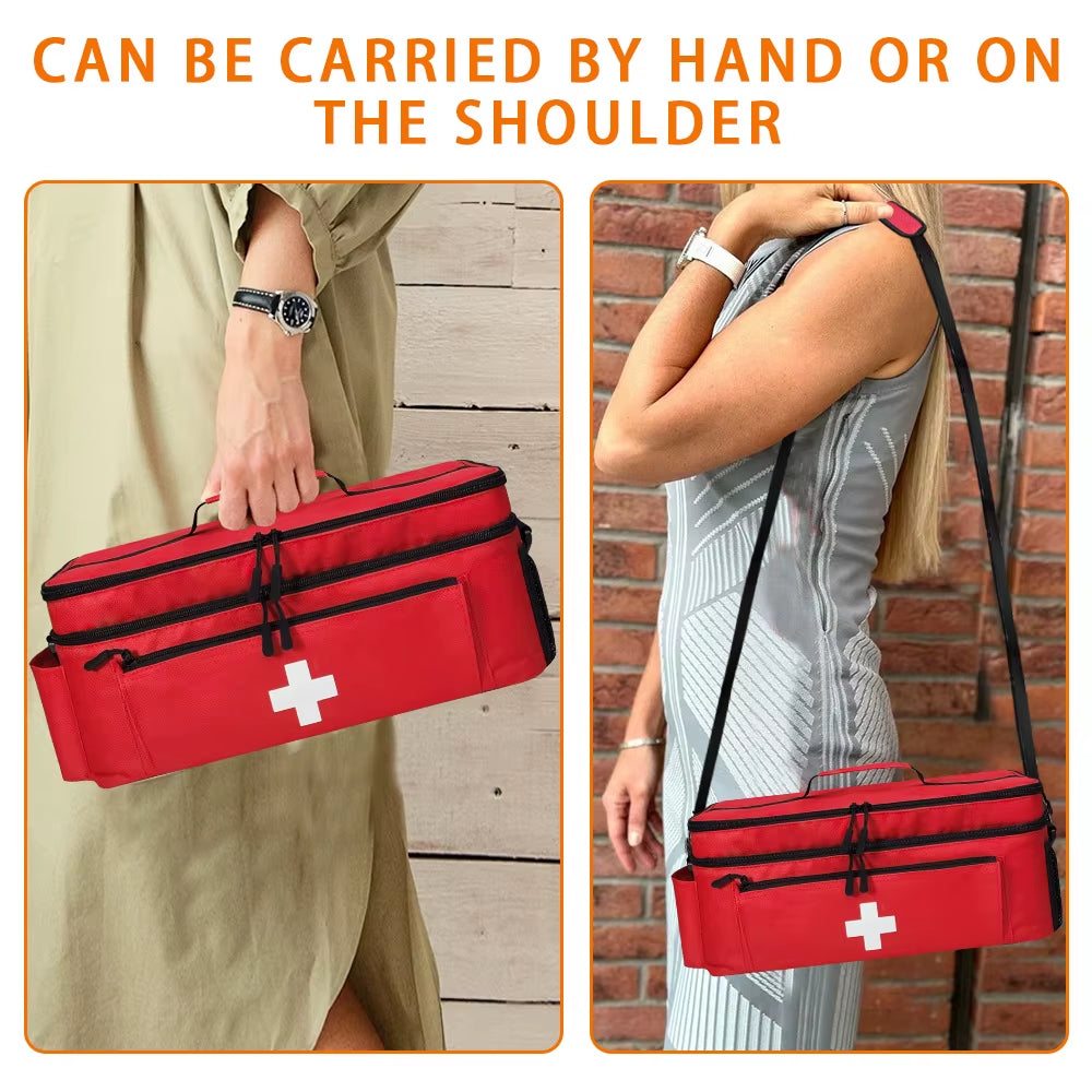 First Aid Kit, Multi-Purpose Emergency Medical Portable Medical Bag, Outdoor Multi-Functional First Aid Bag Home Emergency Bag