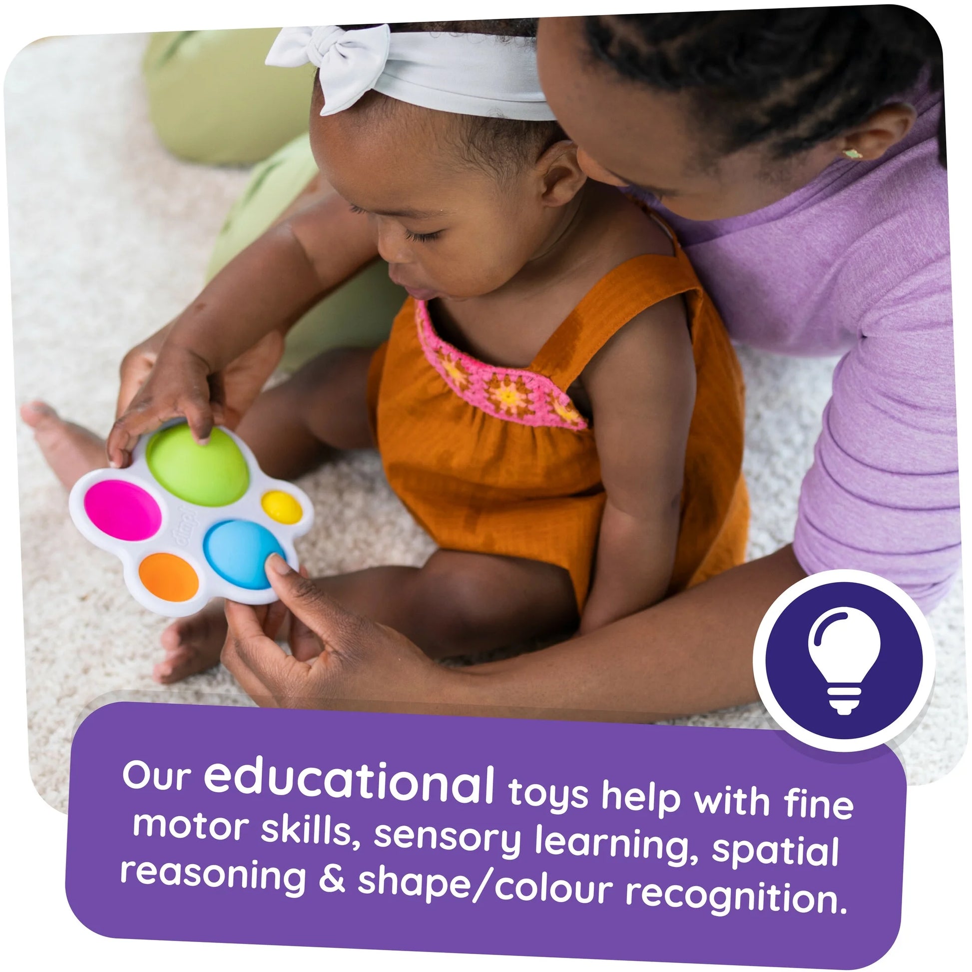 Dimpl Baby and Toddler Learning Toy 10 Months +