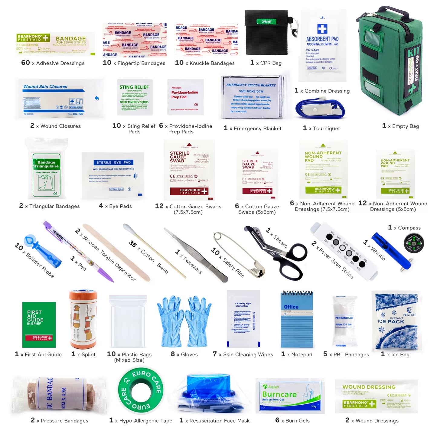 Large Multi-Functional Outdoor IFAK Gear Empty /Full First Aid Kit Emergency Survival Kit Trauma Bag for Workplace Travel Hiking