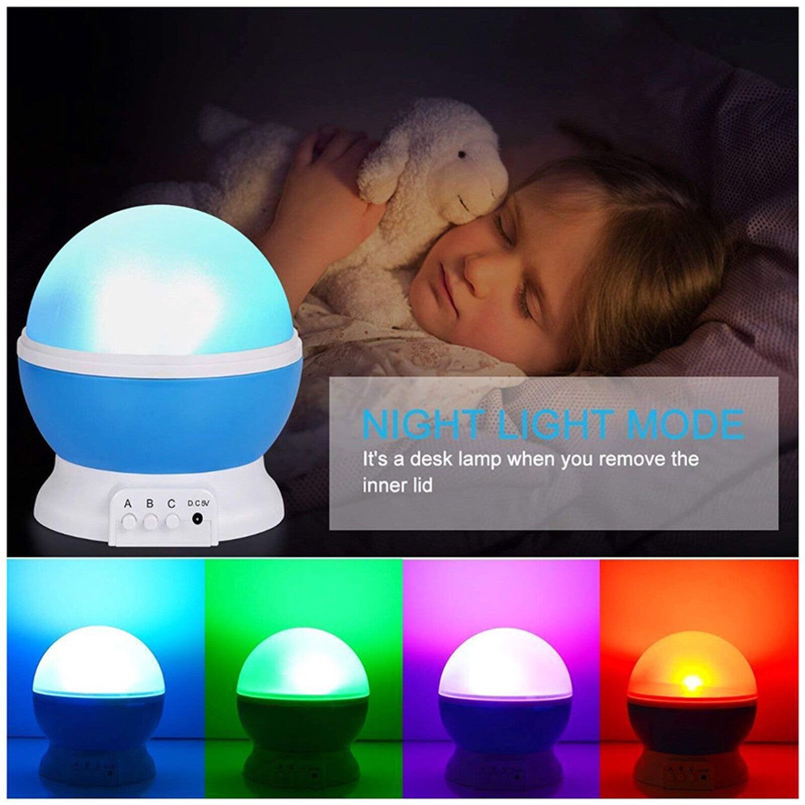 Calming Autism LED Light Sensory Toys Projector Multicolour Sky Star Lamp USB UK