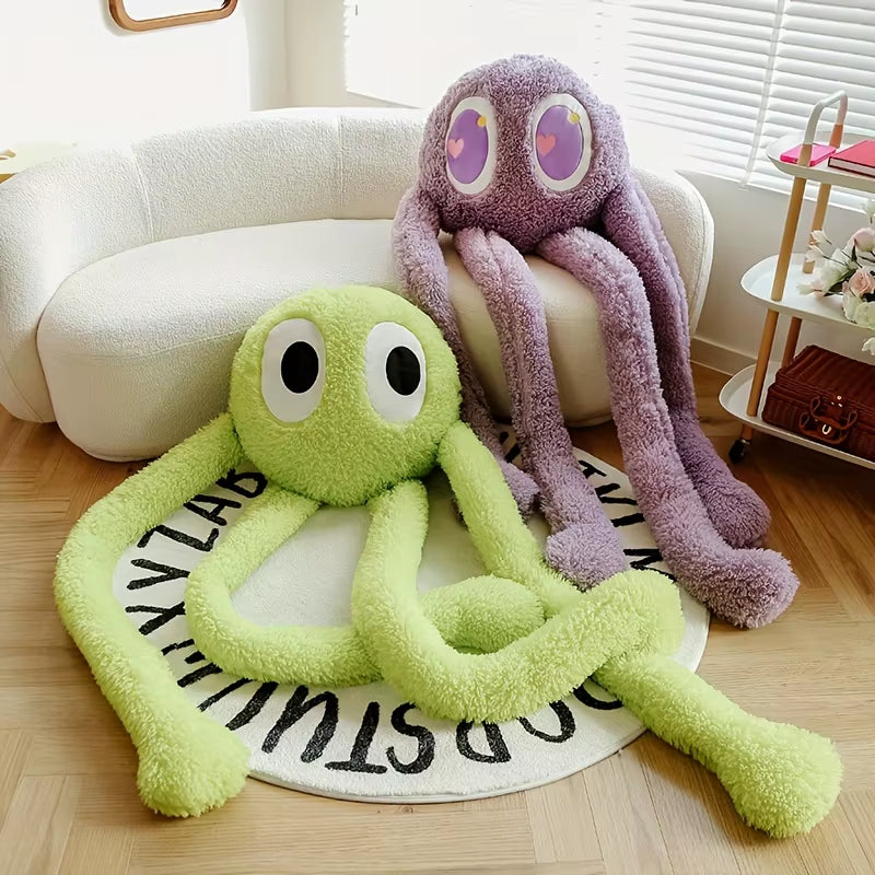 Adorable Long-Legged Octopus Plush Toy Cuddly Toy Stuffed Animals Plushies for Kids & Adults Sofa Home Decor Easter Gifts