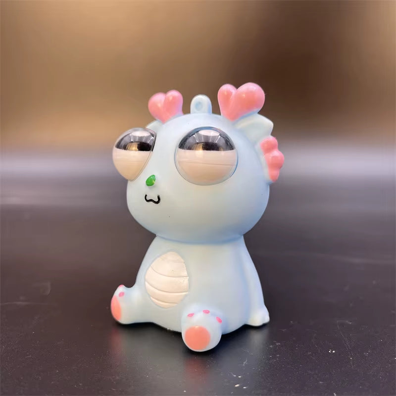 Creative Explosive Eye Dragon Dinosaur Decompression Toy Squeezing Joy Squeezing Staring Eye Funny Release Animal Sensory Toys