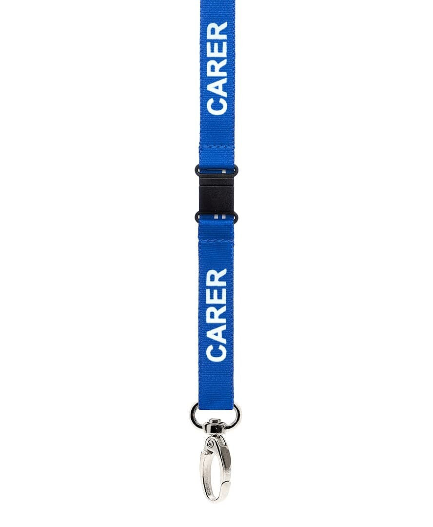 Carer Lanyard ID Card Holder Yoyo Combo Metal Clip Breakaway Lanyards NHS Care