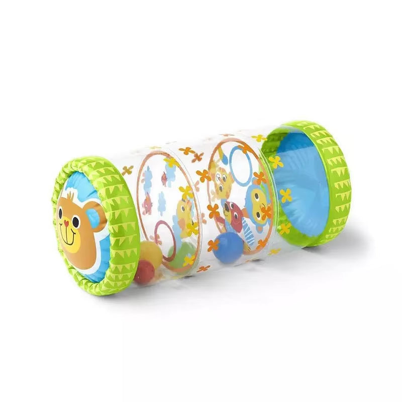 Crawling Learning Roller with Bells Toddler Standing Early Educational Toys Lnflatable Toy Infants Roller PVC Baby Fidget Toys