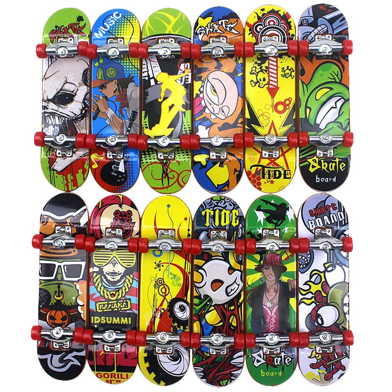 5-1PCS Small Finger Skateboards Funny Finger Fingerboard Professional Finger Skateboard Autism Sensory Toys Party Favor Gift